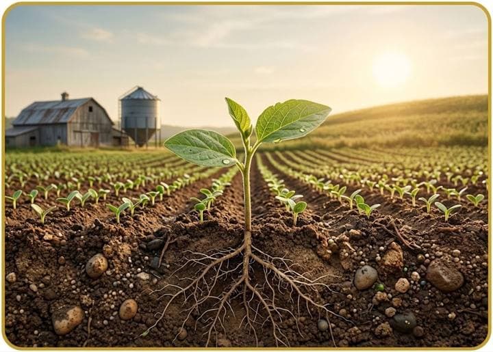 Ilustración del proyecto Bioagricultura y Biofertilizantes Orgánicos